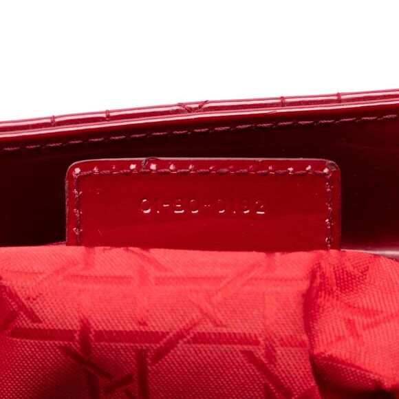 Dior Large Patent Cannage Lady Dior - Picture 6 of 8